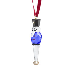 Holiday Cheers Nutcracker Ornament, Blue
