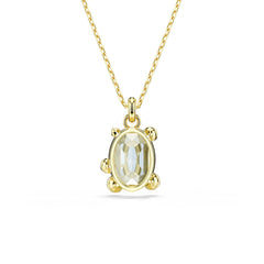 Gema pendant, Mixed cuts, Multicolored, Gold-tone plated