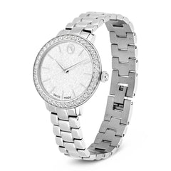 Watch, Swiss Made, Metal bracelet, Silver tone, Stainless steel