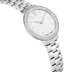 Watch, Swiss Made, Metal bracelet, Silver tone, Stainless steel