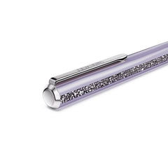 Crystal Shimmer Glide ballpoint pen, Purple, Purple lacquered, Chrome plated
