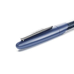 Crystalline Nova rollerball pen, Blue, Chrome plated