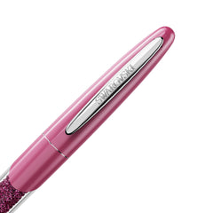 Crystalline Nova rollerball pen, Pink, Chrome plated