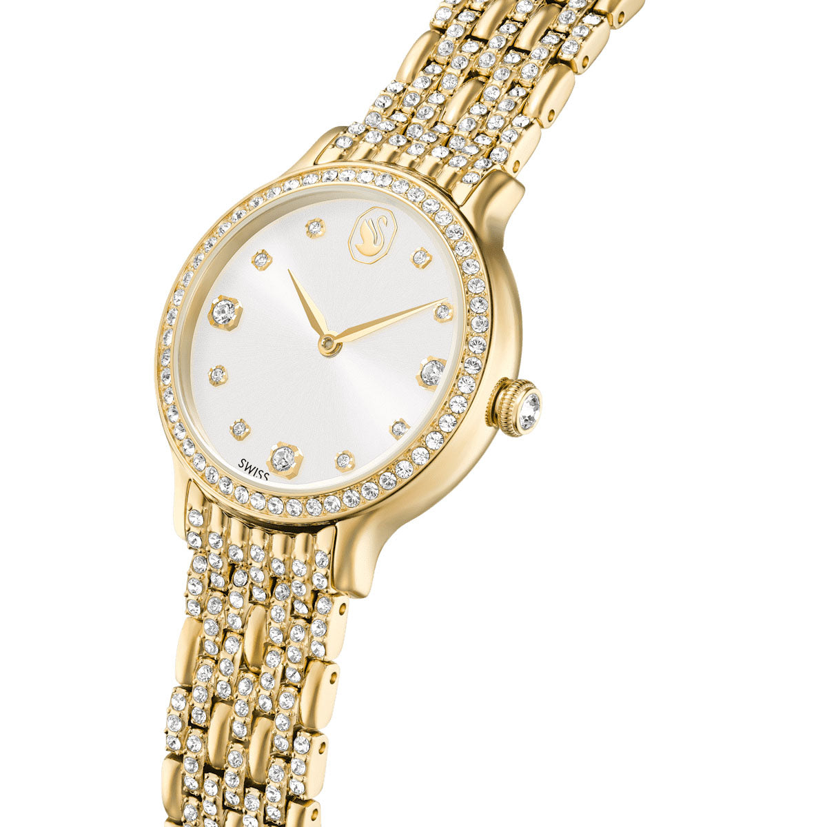 Imber watch, Swiss Made, Metal bracelet, Gold tone, Gold-tone finish