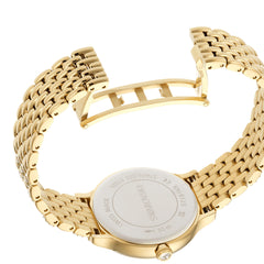 Imber watch, Swiss Made, Metal bracelet, Gold tone, Gold-tone finish