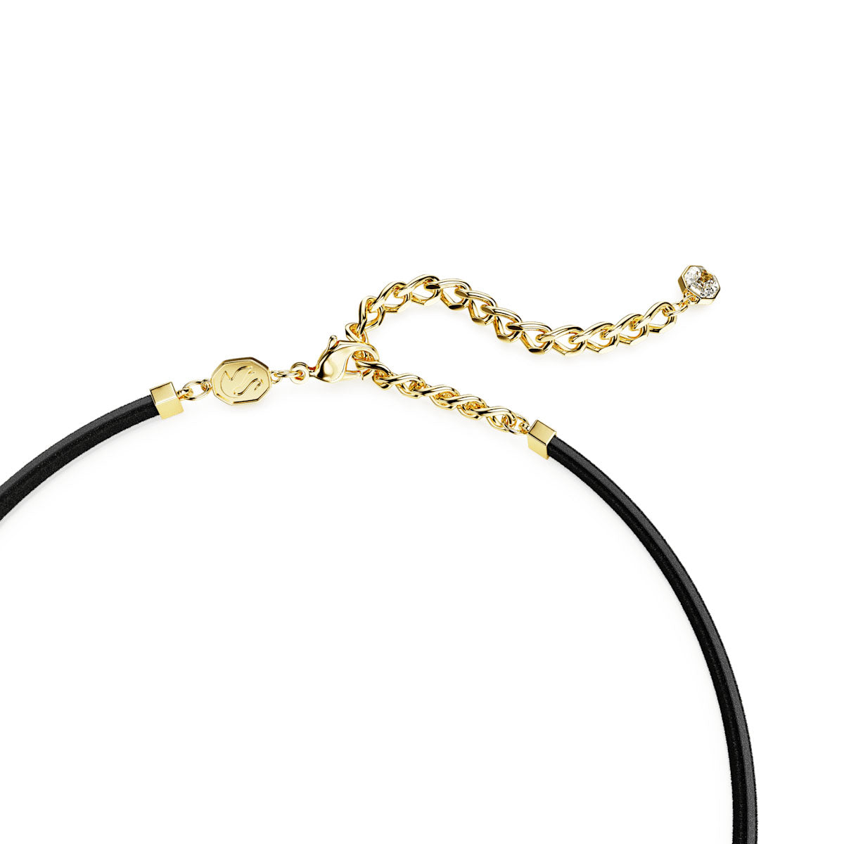 Millenia Tennis choker, Octagon cut, Purple, Gold-tone plated