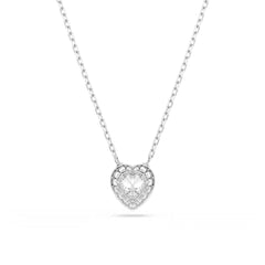 Ariana Grande x Swarovski set, Mixed cuts, Heart, White, Rhodium plated