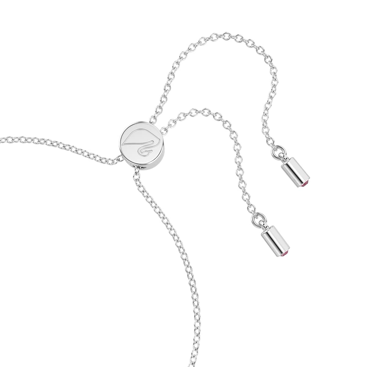 Lifelong Bow bracelet, Bow, Pink, Rhodium plated