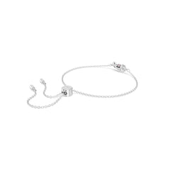 Lifelong Bow bracelet, Bow, Pink, Rhodium plated