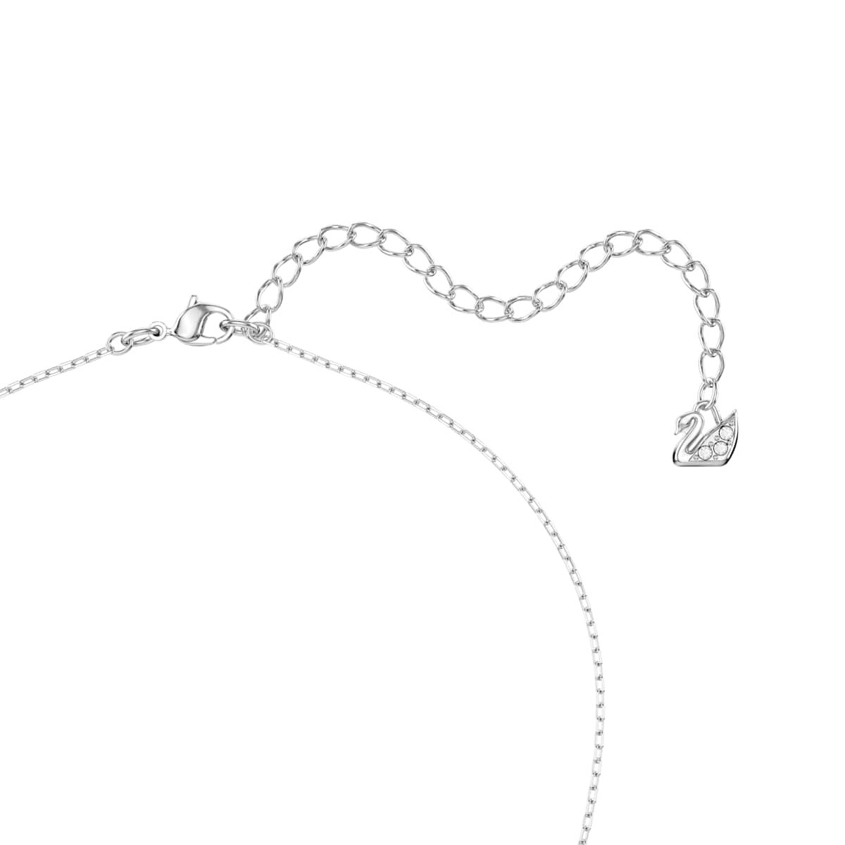 Lifelong Bow pendant, Bow, Pink, Rhodium plated