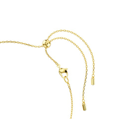Idyllia necklace, Crystal pearl, Mixed cuts, Flower, Multicolored, Gold-tone plated