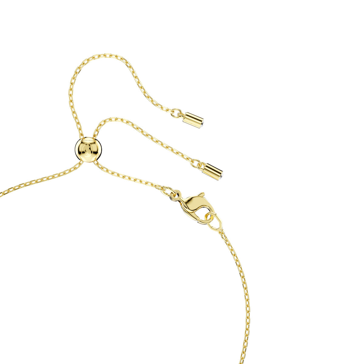 Mesmera pendant, Mixed cuts, Green, Gold-tone plated