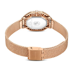 Matrix Octagon watch, Metal bracelet, Rose gold tone, Rose gold-tone finish
