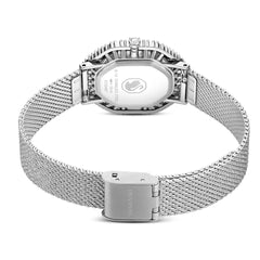 Matrix Octagon watch, Metal bracelet, Silver tone, Stainless steel