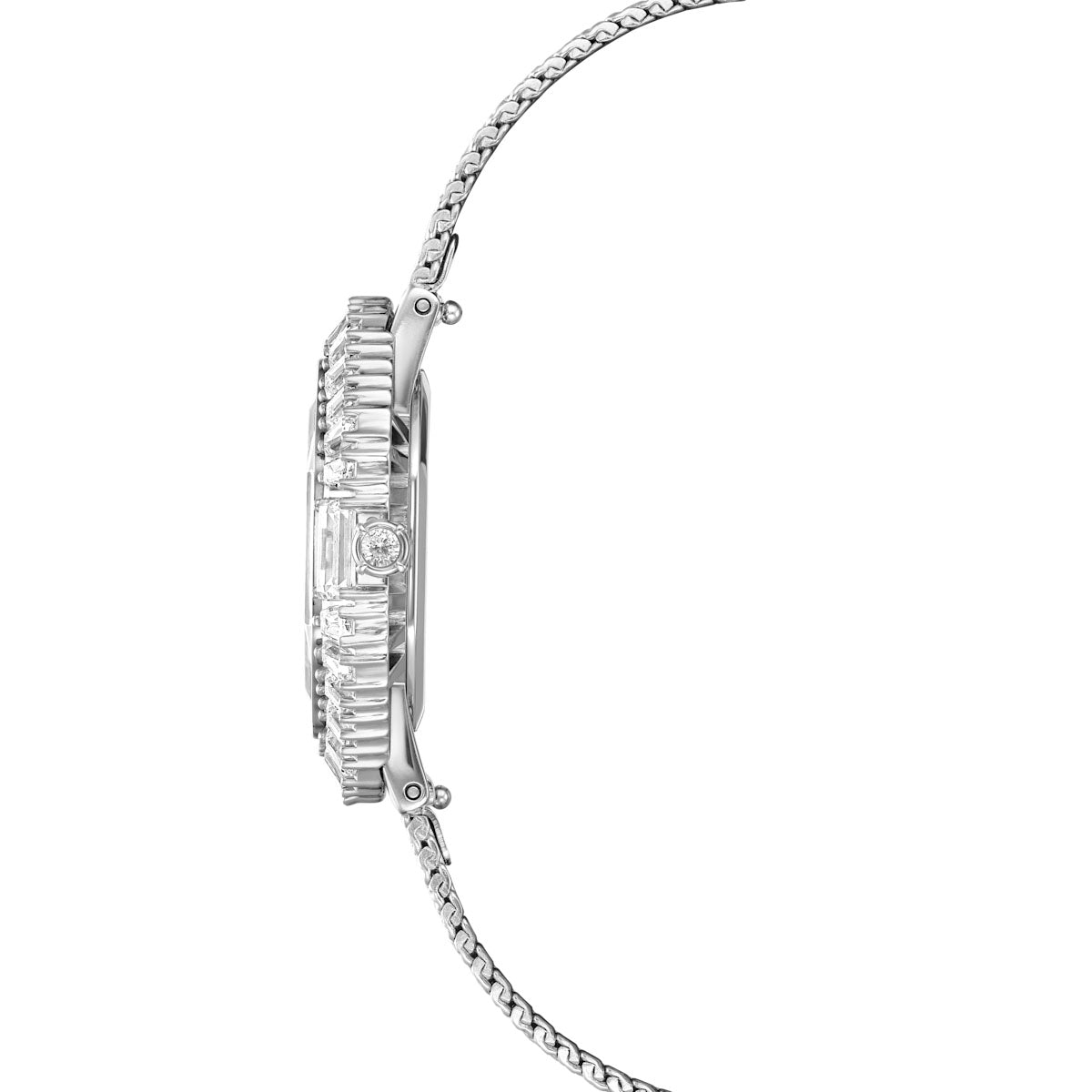 Matrix Octagon watch, Metal bracelet, Silver tone, Stainless steel