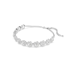 Una Angelic choker, White, Rhodium plated
