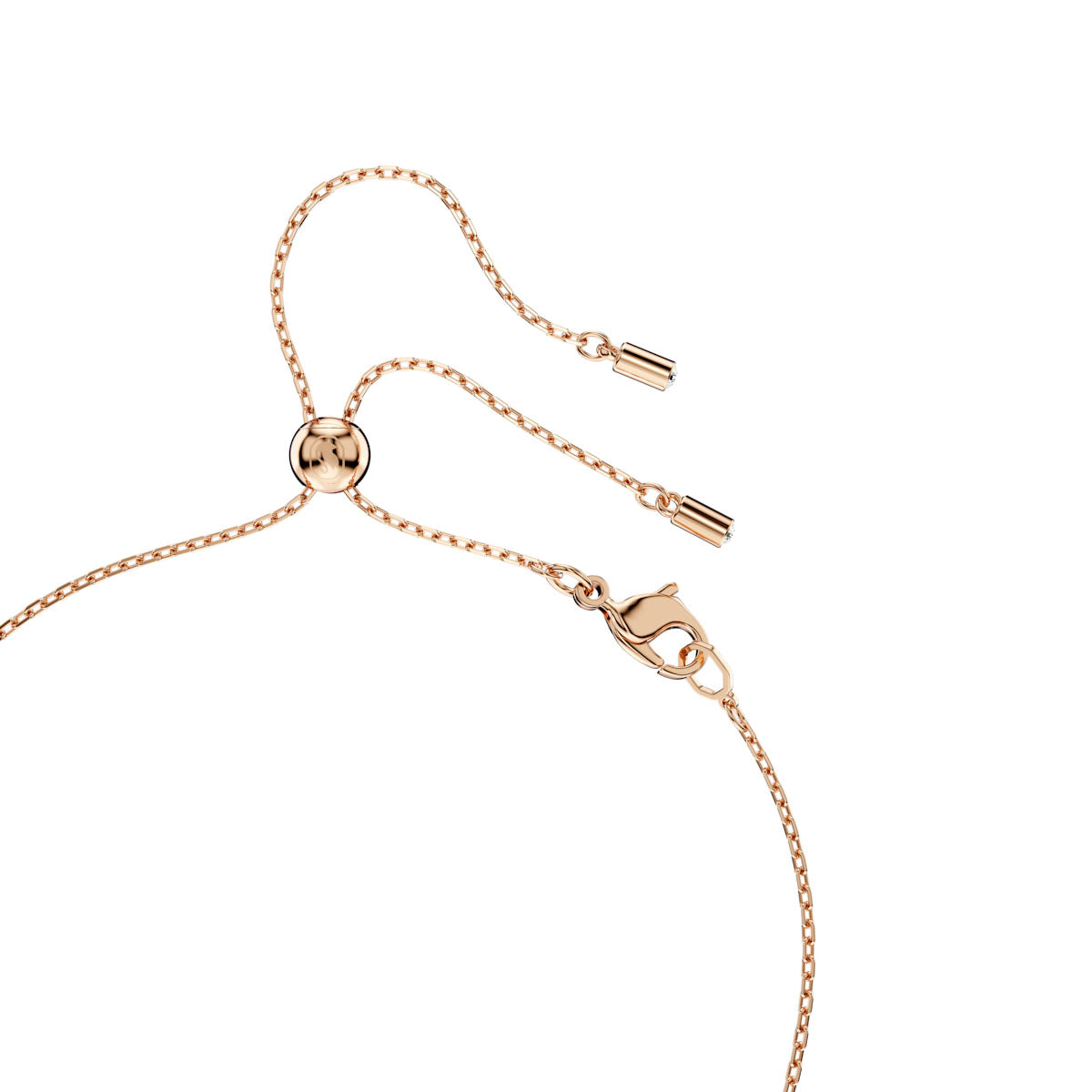 Mesmera set, Pear cut, Round cut, White, Rose gold-tone plated
