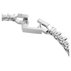 Imber Emily Tennis bracelet Round cut, Blue, Rhodium plated