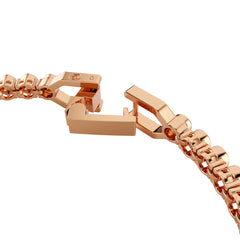 Imber Emily Tennis bracelet, Round cut, Black, Rose gold-tone plated