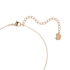 Mesmera pendant, Mixed cuts, White, Rose gold-tone plated