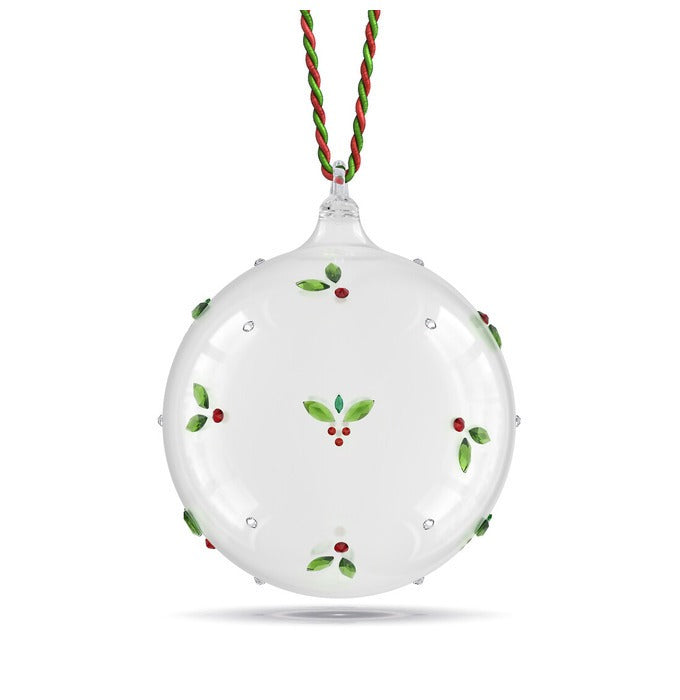Holiday Cheers Mistletoe Ball Ornament