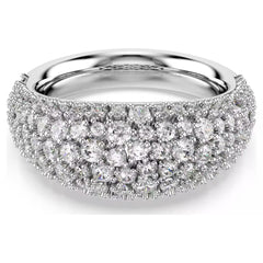 Sublima ring White, Rhodium plated