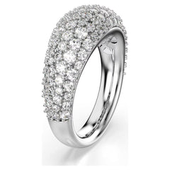 Sublima ring White, Rhodium plated