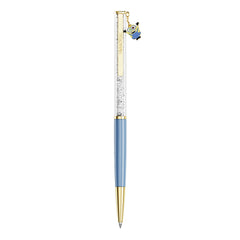Crystalline ballpoint pen Minions, Blue, Gold-tone plated