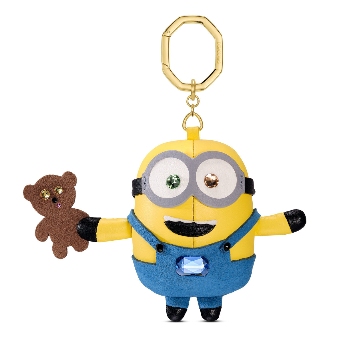 Minions Bag charm Multicolored, Gold-tone plated