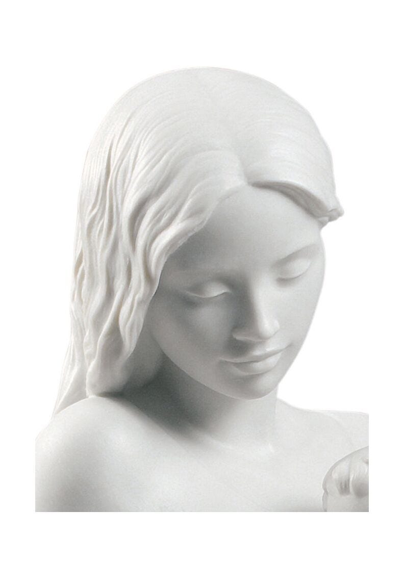 A Mother's Love Figurine. Matte White