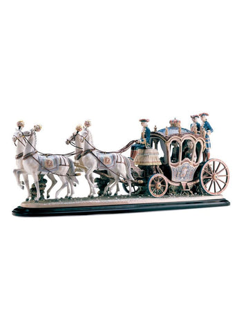 Xviiith Century Coach Sculpture. Limited Edition