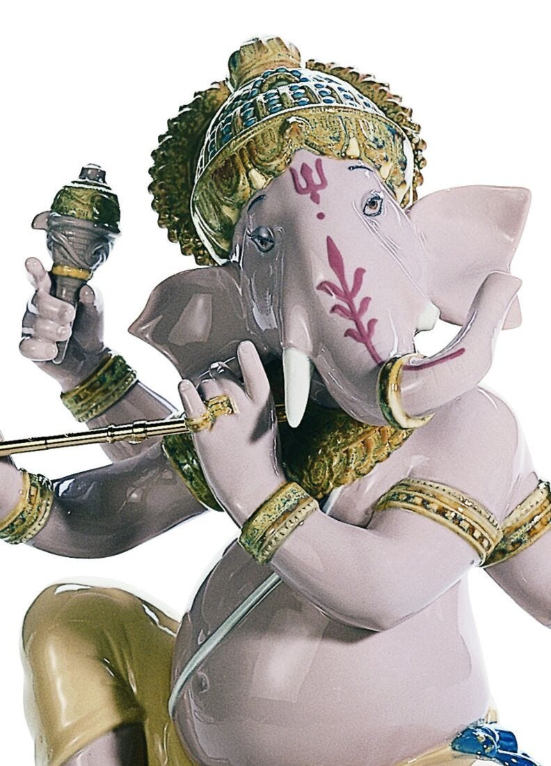 Bansuri Ganesha Figurine