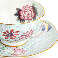 Cuckoo Green Teacup & Saucer