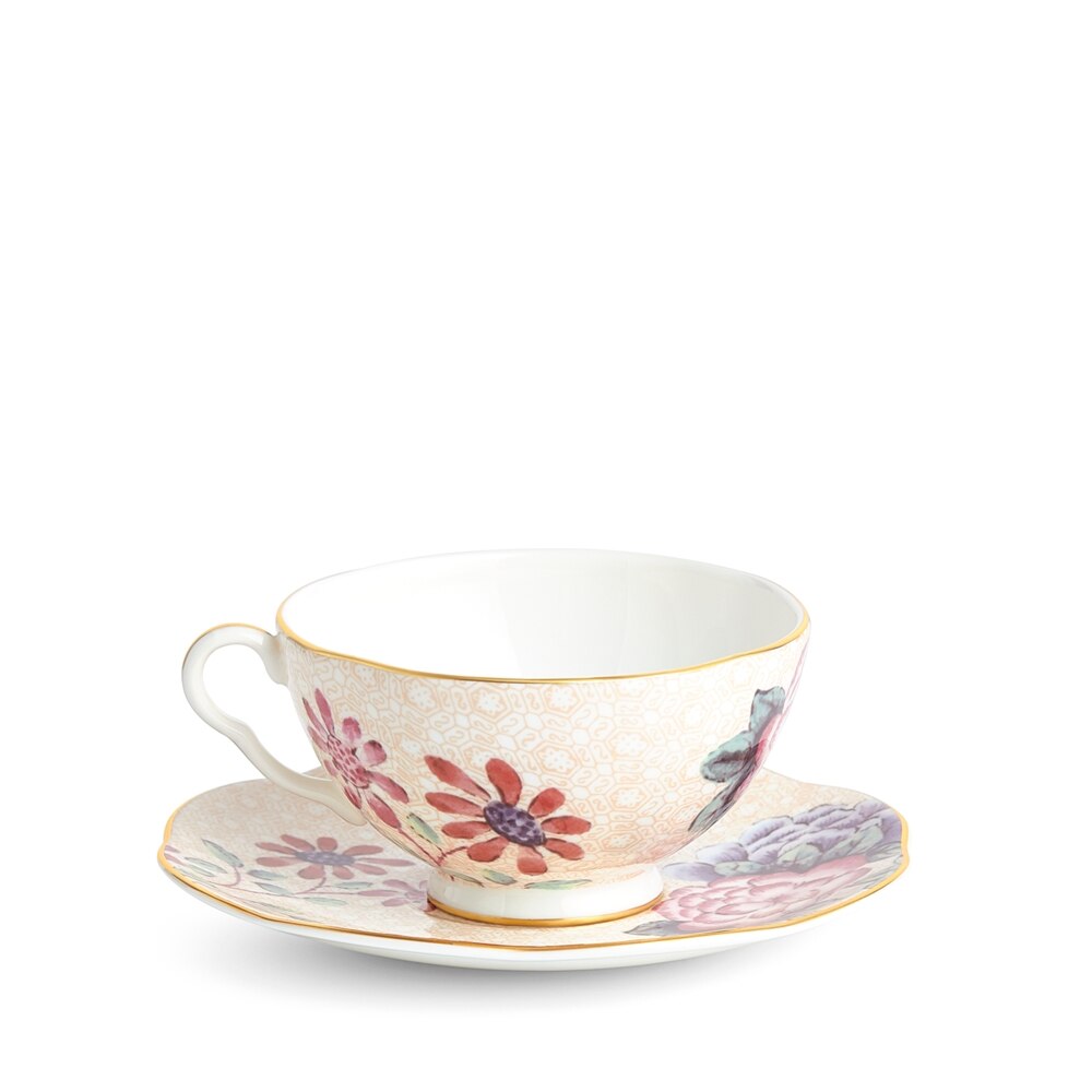 Cuckoo Peach Teacup & Saucer