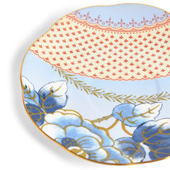 Butterfly Bloom Blue Peony Teacup & Saucer