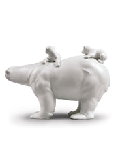 Mummy Bear And Babies Figurine