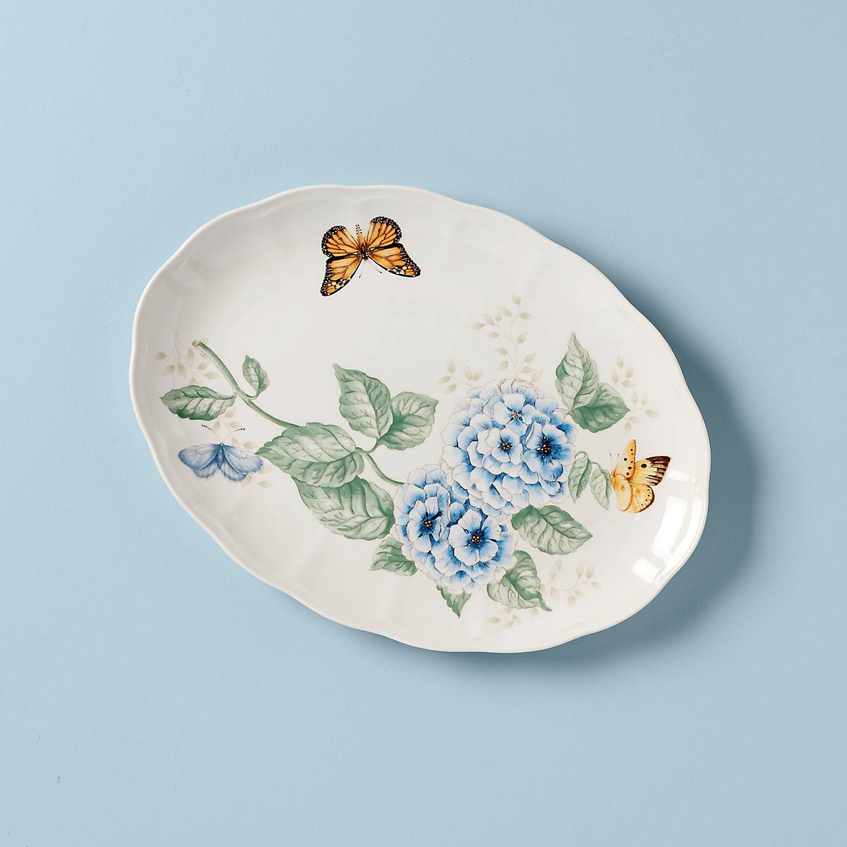 Butterfly Meadow 16" Oval Serving Platter