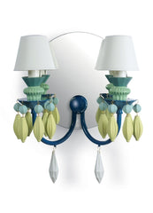 Belle De Nuit 2 Lights Wall Sconce. Green (us)