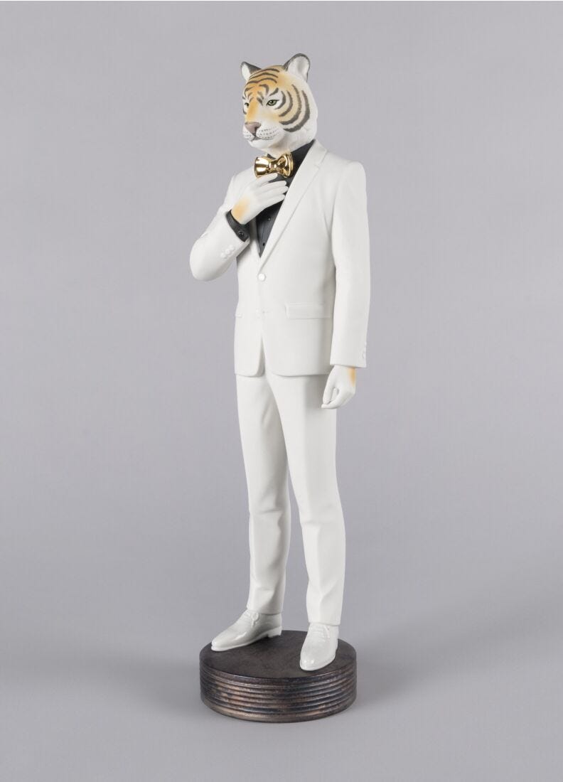 Tiger Man Figurine