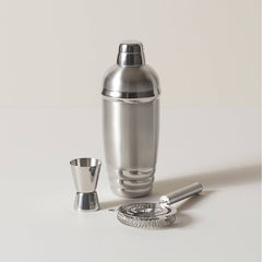 Tuscany Metal® Shaker & Strainer Set