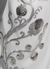 Lovers' Waltz Couple Figurine, Silver Luster