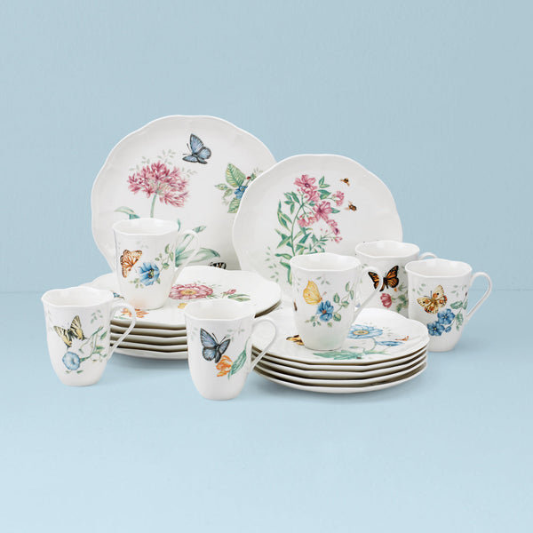 Butterfly Meadow 18-Piece Dinnerware Set