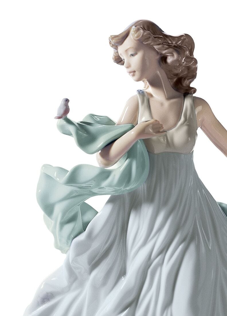 Summer Serenade Woman Figurine