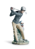 Golfer Man Figurine