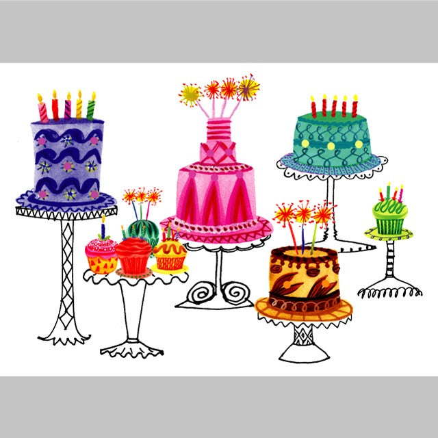 Conventional Birthday Greeting Card