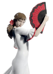 Passion And Soul Flamenco Woman Figurine, Red - 60th Anniversary
