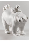 Mummy Bear And Babies Figurine