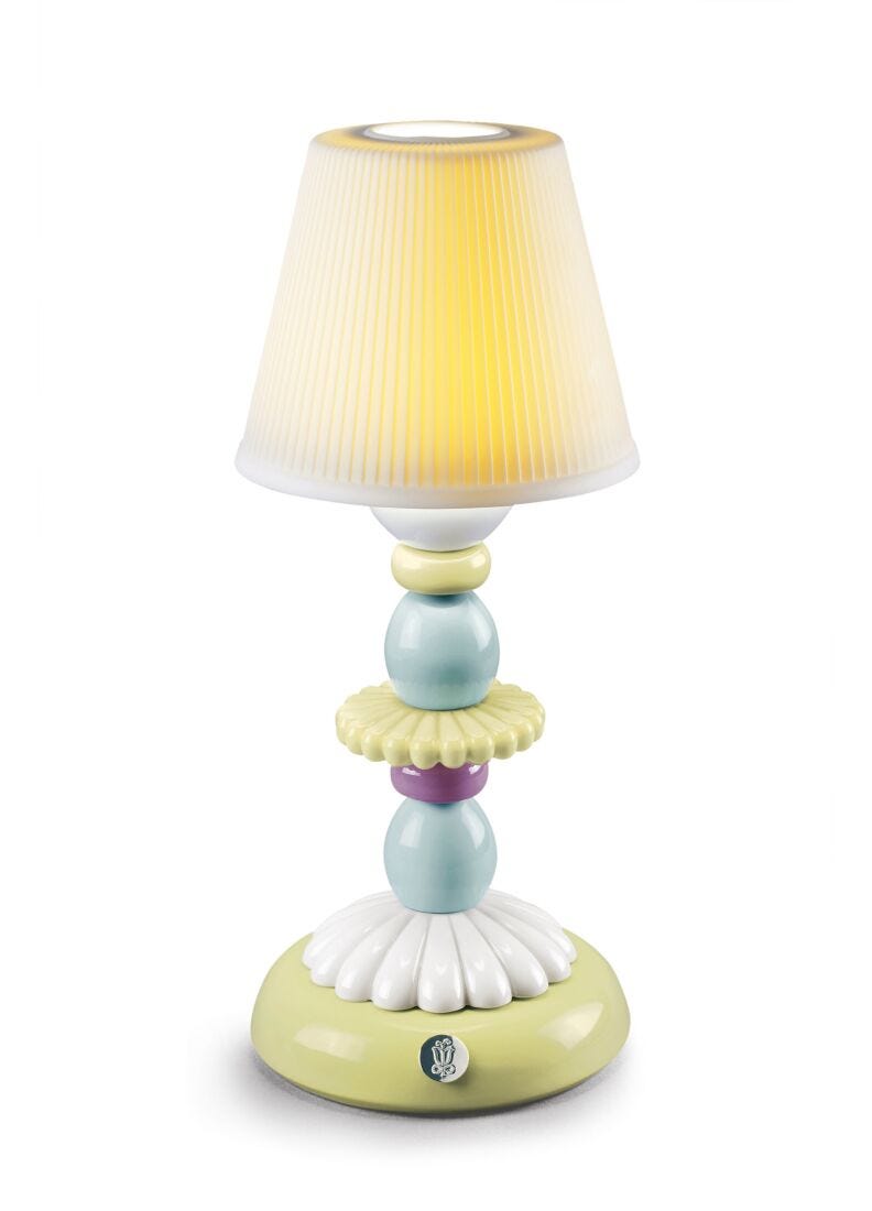 Lotus Firefly Table Lamp, Green & Blue