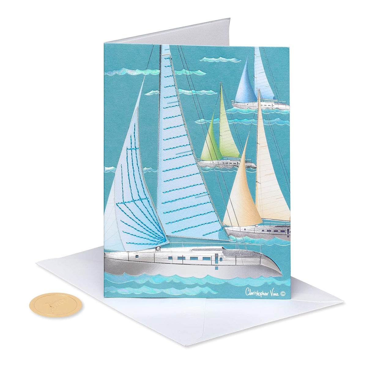 FSC Sailboat at Sunset Birthday Card