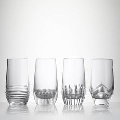 Mixology Hiball 430ml 14.5floz, Mixed Set of 4